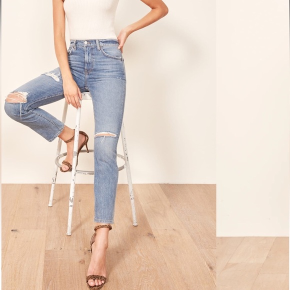 Reformation Julia High Cigarette Jean - Picture 3 of 16